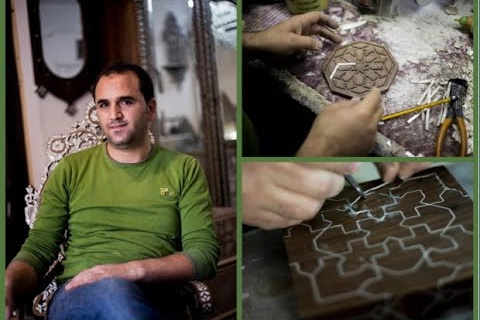 Turquoise Mountain's Mo'taz Hammoush in Studio